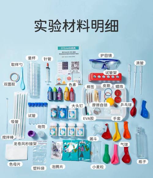 彩虹實驗室 兒童科學色素化學小實驗玩具套裝，玩出小小化學家
